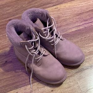 pink winter boots